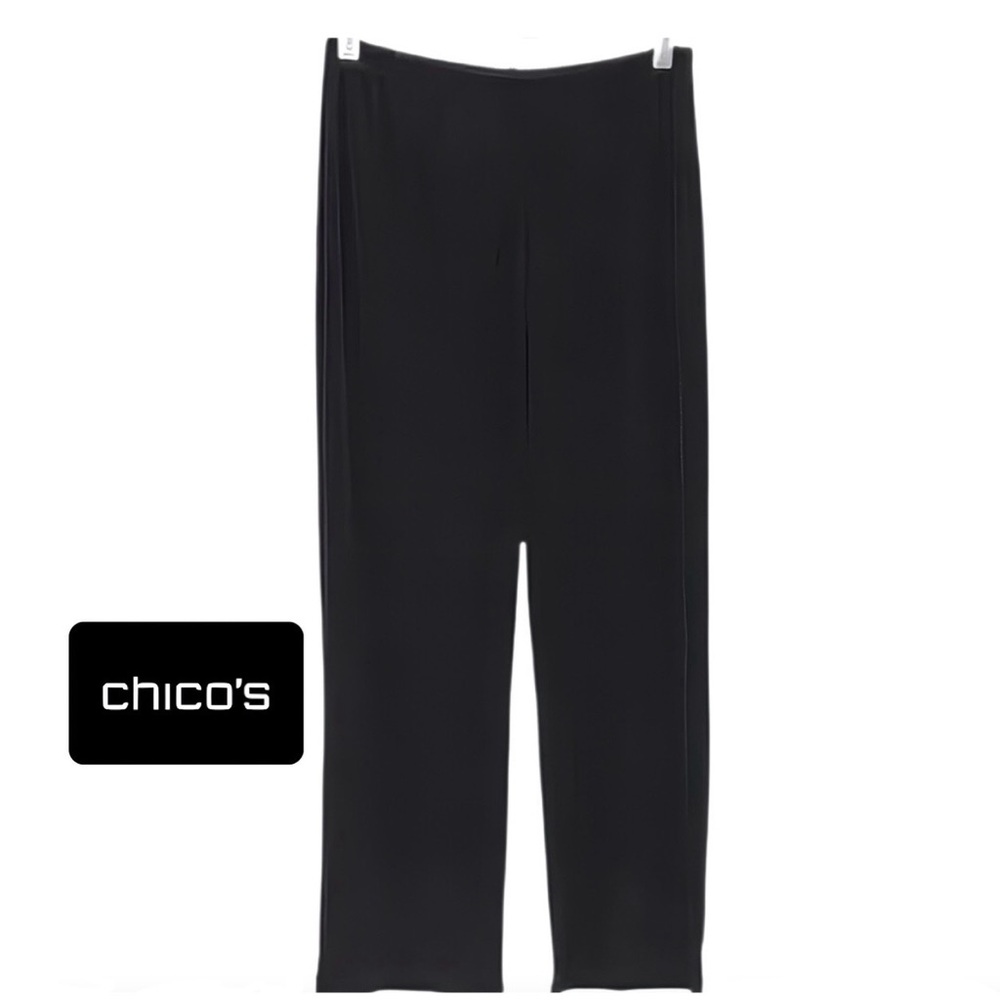 Chico’s Travelers Black Pants Trousers Chico’s Size 2 Short (L/12)